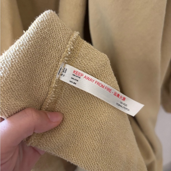 Free People beach red eye cardi in grasshopper - Picture 7 of 7